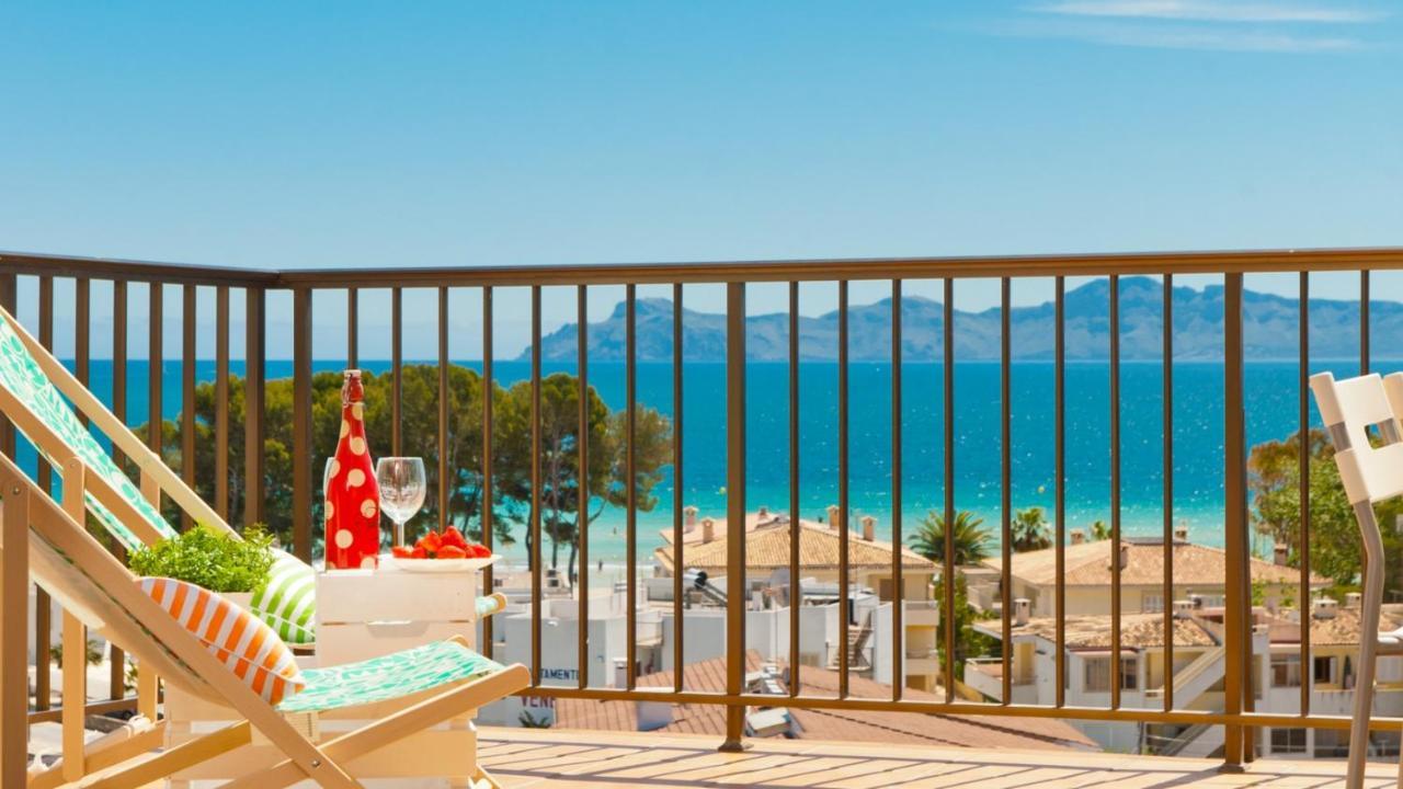 Apartment The Shell Ii, Beach Views And Pool Alcudia  Exterior foto